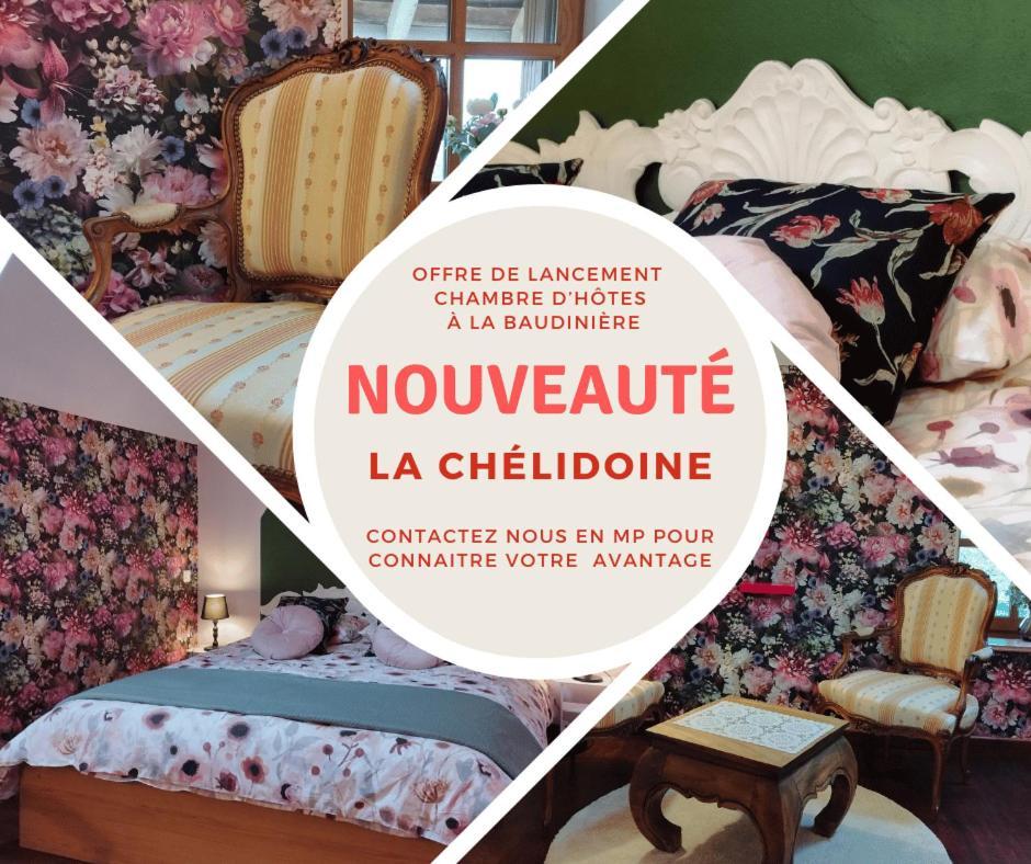 La Baudiniere, Chambre "La Chelidoine", Boyer Dış mekan fotoğraf